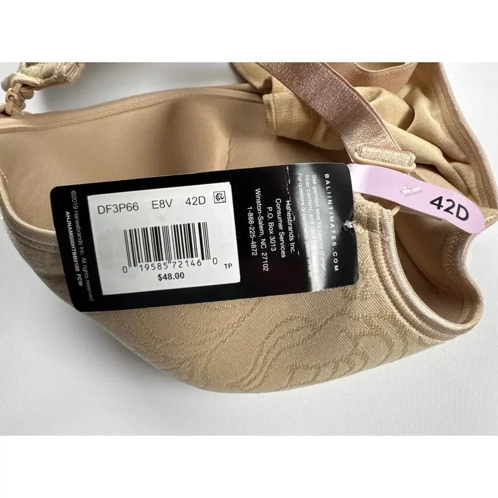 Bali Comfort Revolution Shaping Underwire Bra – 42D,‎ Sandshell, New - Picture 4 of 6